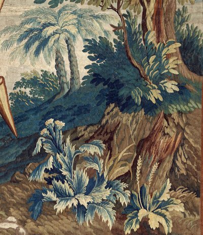 Flemish tapestry. The Glorification of the holy Cross. 17th century. Property of the church Sint-Walburgakerk Oudenaarde (Dekenij van de Sint-Walburga) by Flemish School