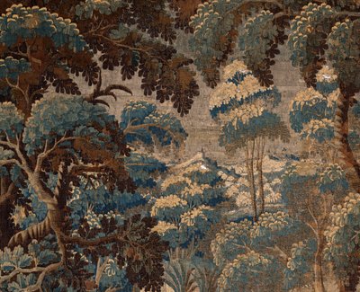 Flemish tapestry. Verdure. End 17th-begin 18th century. Property of the church Sint-Walburgakerk Oudenaarde by Flemish School
