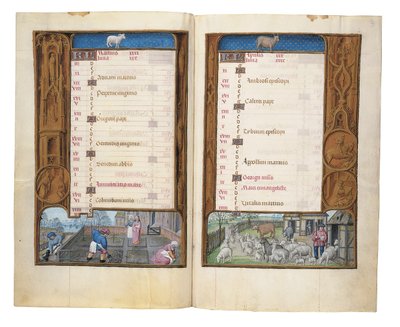 Folios from the Rothschild Book of Hours, Ghent or Bruges by Flemish School