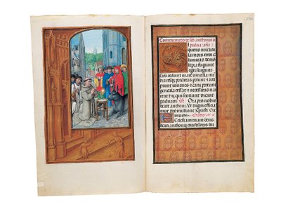 Folios from the Rothschild Book of Hours by Flemish School
