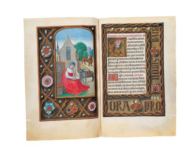 Folios from the Rothschild Book of Hours by Flemish School
