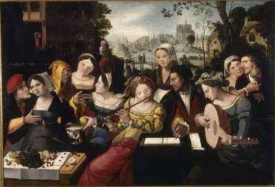 The Prodigal Son Among the Courtesans, ca. 1530 by Flemish School