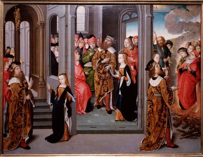 Martyrdom of St. Agnes of Rome, in Piazza Navona by Flemish School