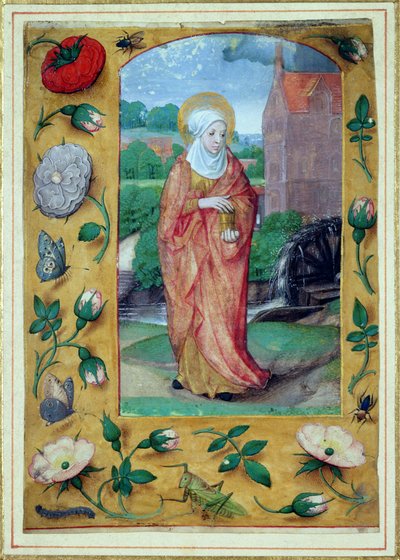 Mary Magdalene, from a Book of Hours, c.1500 by Flemish School