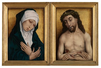 Mater Dolorose and Man of Sorrows by Flemish School