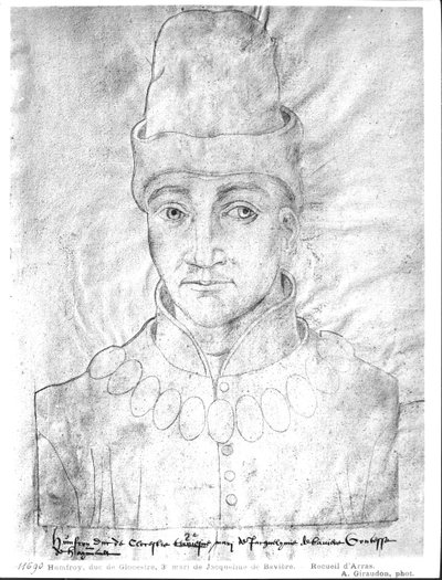 Portrait of Humphrey of England, Duke of Gloucester, from the 
