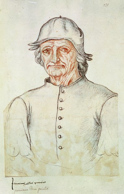 Portrait of Hieronymus Bosch from the 