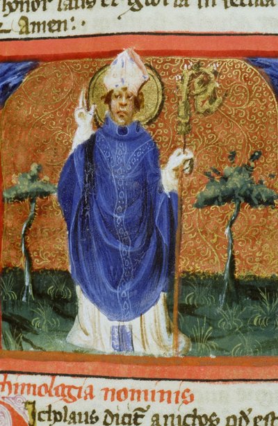 Page from the Legenda Aurea, Bruges, c.1400-10 by Flemish School