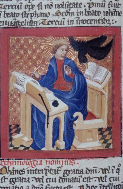 Page from the Legenda Aurea, Bruges, c.1400-10 by Flemish School