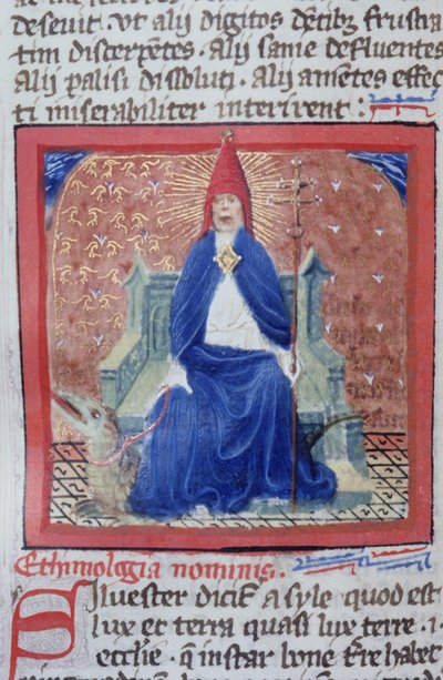 Page from the Golden Legend, Bruges, c.1400-10 by Flemish School