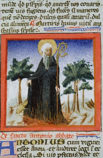 Page from the Golden Legend, Bruges, c.1400-10 by Flemish School