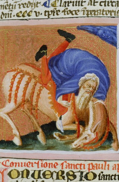 Page from the Golden Legend, Bruges, c.1400-10 by Flemish School