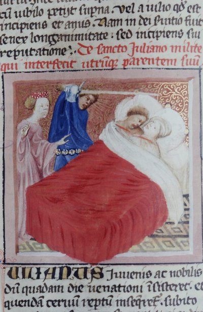 Page from the Golden Legend, Bruges, c.1400-10 by Flemish School