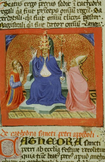 Page from the Golden Legend, Bruges, c.1400-10 by Flemish School