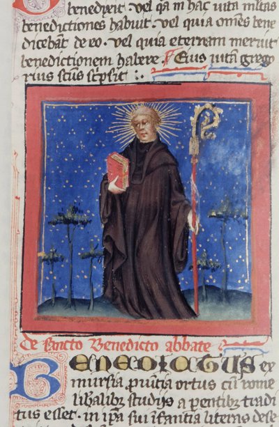 Page from the Golden Legend, Bruges, c.1400-10 by Flemish School