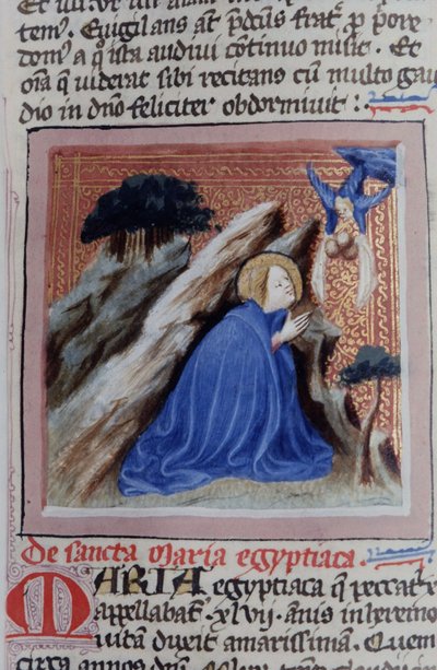 Page from the Golden Legend, Bruges, c.1400-10 by Flemish School