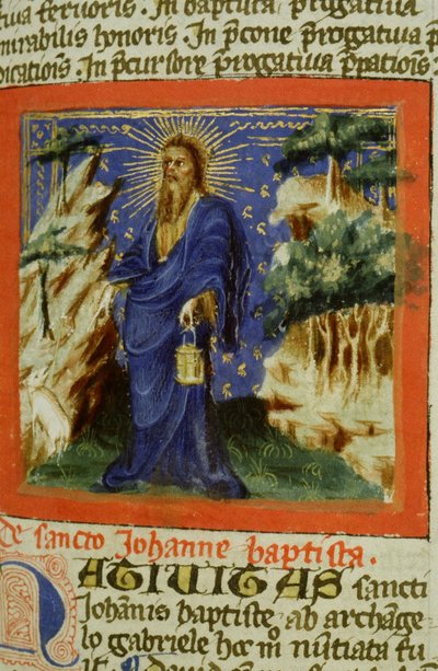 Page from the Golden Legend, Bruges, c.1400-10 by Flemish School