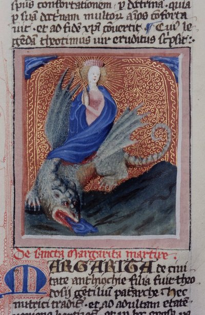 Page from the Golden Legend, Bruges, c.1400-10 by Flemish School