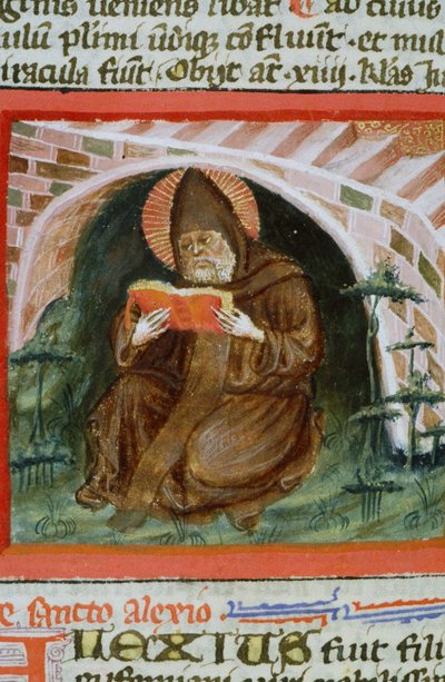 Page from the Golden Legend, Bruges, c.1400-10 by Flemish School
