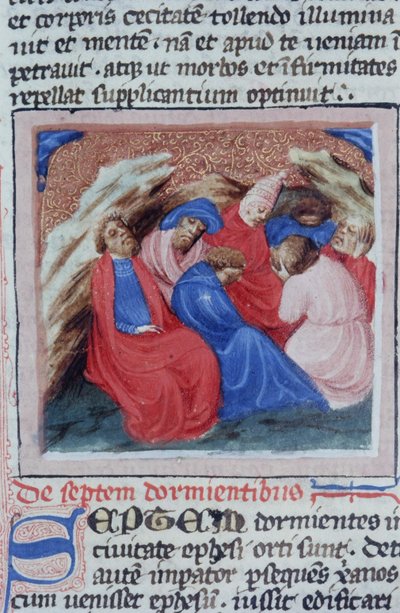 Page from the Golden Legend, Bruges, c.1400-10 by Flemish School