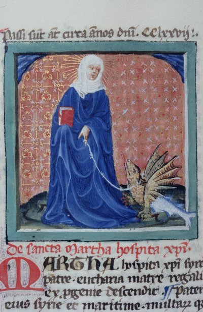 Page from the Golden Legend, Bruges, c.1400-10 by Flemish School