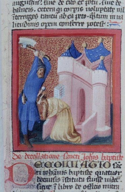 Page from the Golden Legend, Bruges, c.1400-10 by Flemish School