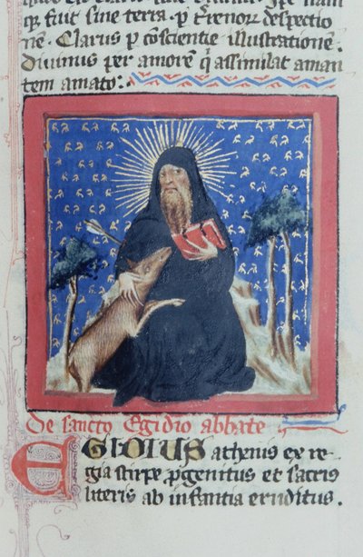 Page from the Golden Legend, Bruges, c.1400-10 by Flemish School