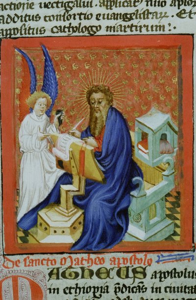 Page from the Golden Legend, Bruges, c.1400-10 by Flemish School