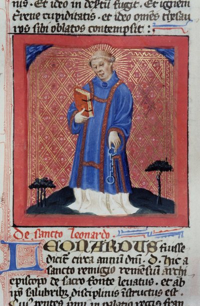 Page from the Legenda Aurea, Bruges, c.1400-10 by Flemish School