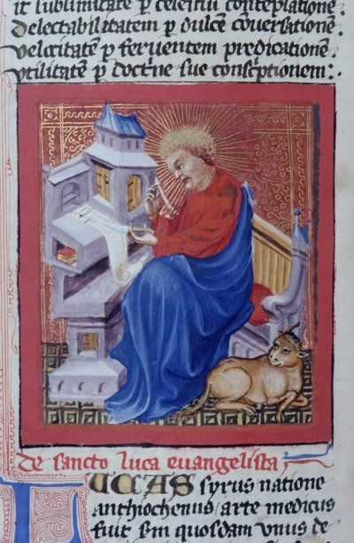 Page from the Legenda Aurea, Bruges, c.1400-10 by Flemish School