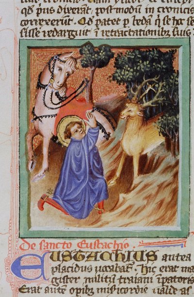 Page from the Legenda Aurea, Bruges, c.1400-10 by Flemish School