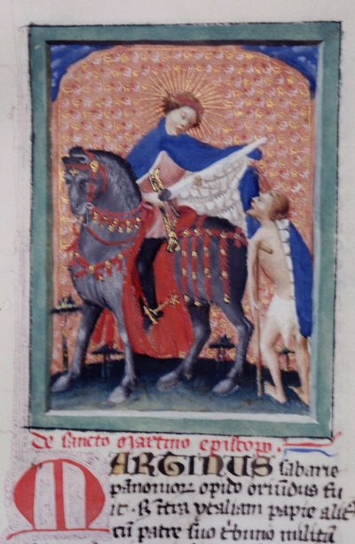 Page from the Legenda Aurea, Bruges, c.1400-10 by Flemish School