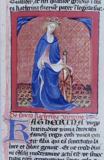 Page from the Legenda Aurea, Bruges, c.1400-10 by Flemish School