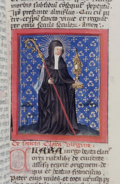 Page from the Legenda Aurea, Bruges, c.1400-10 by Flemish School