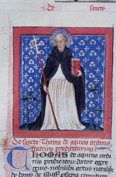 Page from the Legenda Aurea, Bruges, c.1400-10 by Flemish School