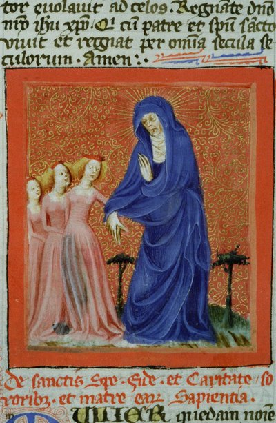 Page from the Legenda Aurea, Bruges, c.1400-10 by Flemish School