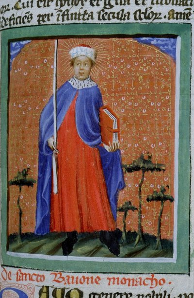 Page from the Legenda Aurea, Bruges, c.1400-10 by Flemish School