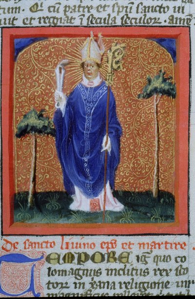 Page from the Legenda Aurea, Bruges, c.1400-10 by Flemish School