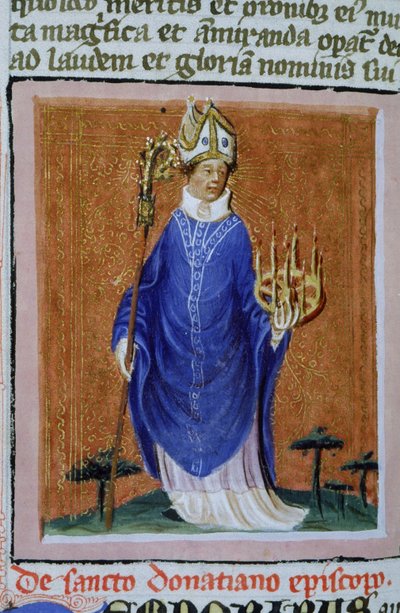 Page from the Legenda Aurea, Bruges, c.1400-10 by Flemish School