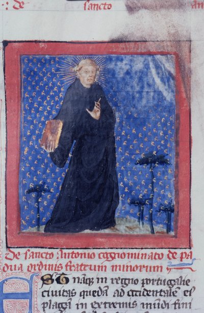 Page from the Legenda Aurea, Bruges, c.1400-10 by Flemish School