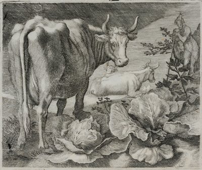 Old Master Engraving by Flemish School