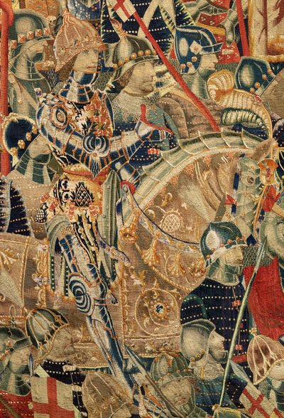 Parish museum of tapestries. Flemish tapestry. Encirclement of Arcila. Series Conquests of king Alfonso I of Portugal. Tournai by Flemish School