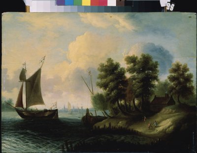 A Sea Landscape by Flemish School