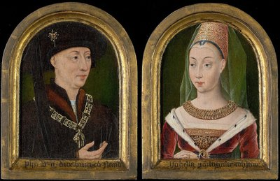 Philip the Good, Duke of Burgundy; Isabelle of Bourbon (?) by Flemish School