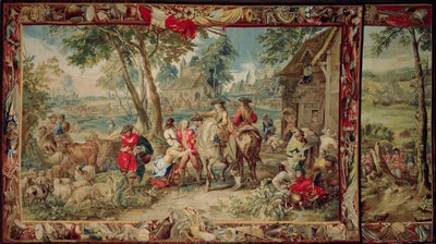 Pillage, from The Military Science series, Workshop of Judocus de Vos by Flemish School