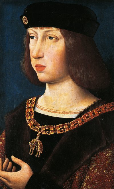 Portrait of Philip I of Castile, known as The Fair, King Consort of Castile and Leon by Flemish School