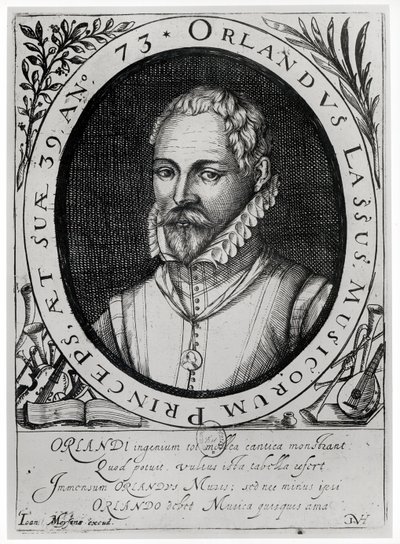 Portrait of Roland de Lassus (1532-94) by Flemish School