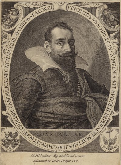 Portrait of Vincent Muschinger von Gumpendorff by Flemish School