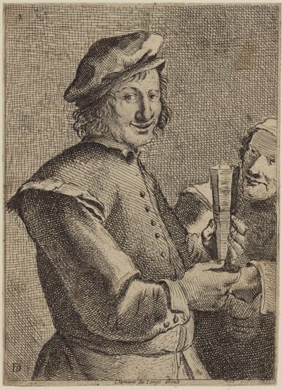 Portrait of a Smiling Young Man by Flemish School