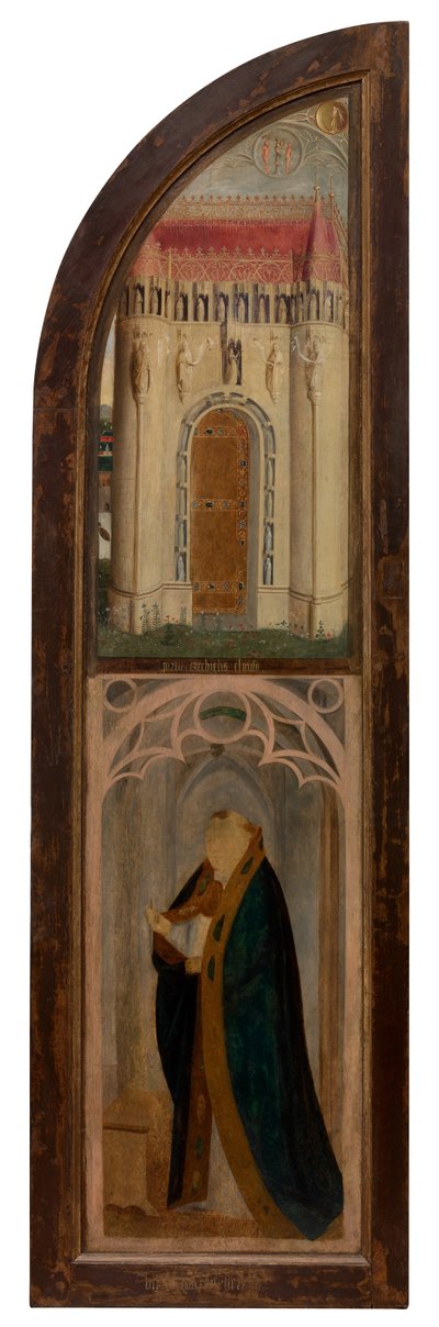 Right panel of Madonna and Petrus Wijts by Flemish School